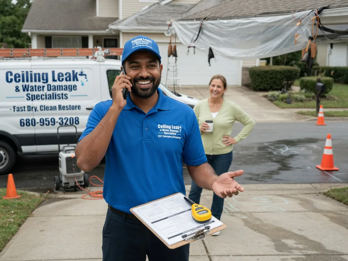 Ceiling Leak Cleanup Portage Des Sioux, MO FAQs